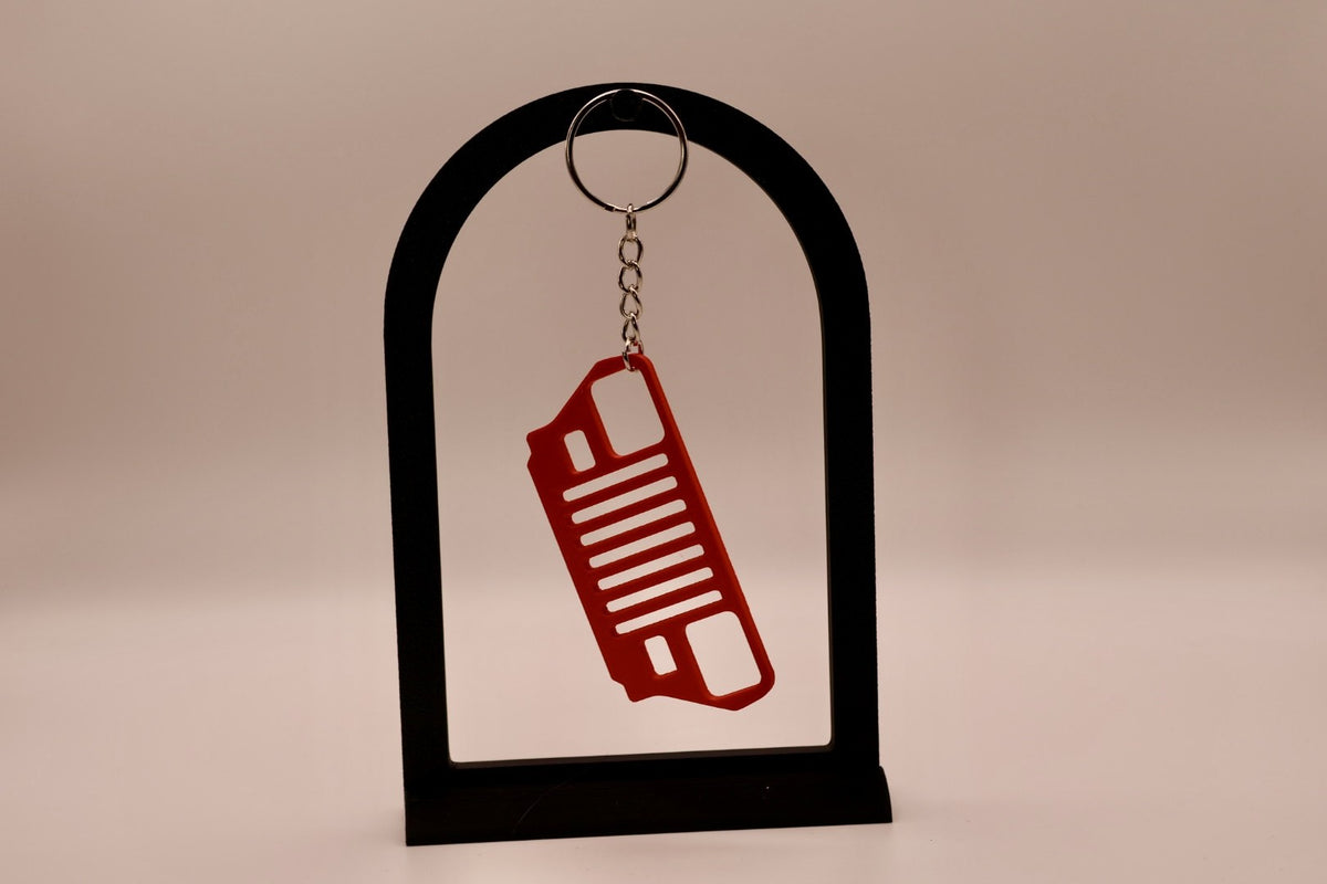 Jeep YJ Inspired Grille Keychain