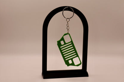 Jeep YJ Inspired Grille Keychain