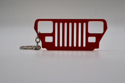Jeep YJ Inspired Grille Keychain