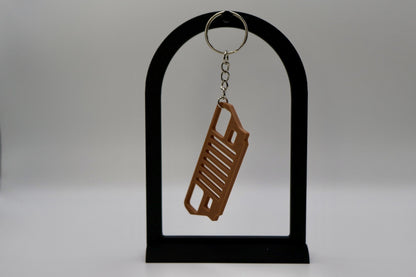 Jeep YJ Inspired Grille Keychain