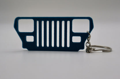 Jeep YJ Inspired Grille Keychain