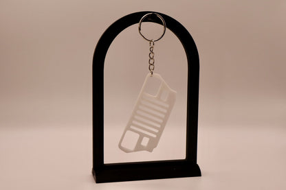 Jeep YJ Inspired Grille Keychain